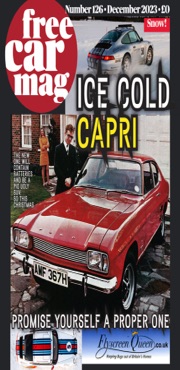 Free Car Mag explains why the Ford Capri is so wonderful and also why a Porsche 911 is great in the snow